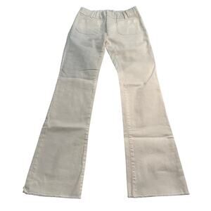 M1-2 BEVY FLOG Women's Jeans Stretch Waist White Size 27